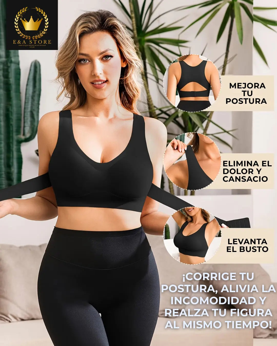 BRASIER CORRECTOR DE POSTURA Y LEVANTA BUSTO