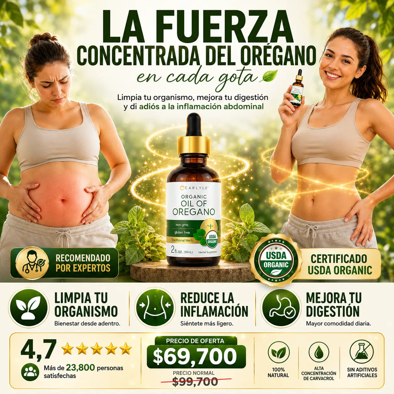 Gotas Aceite de Orégano