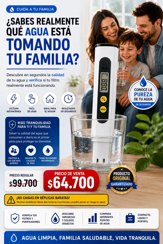 Medidor De Calidad Del Agua Tds