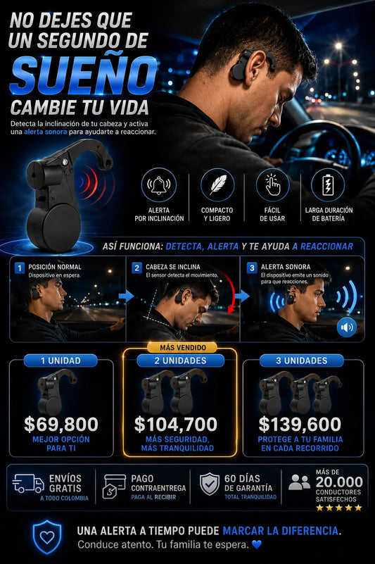 ANTISUEÑO PARA CONDUCTORES