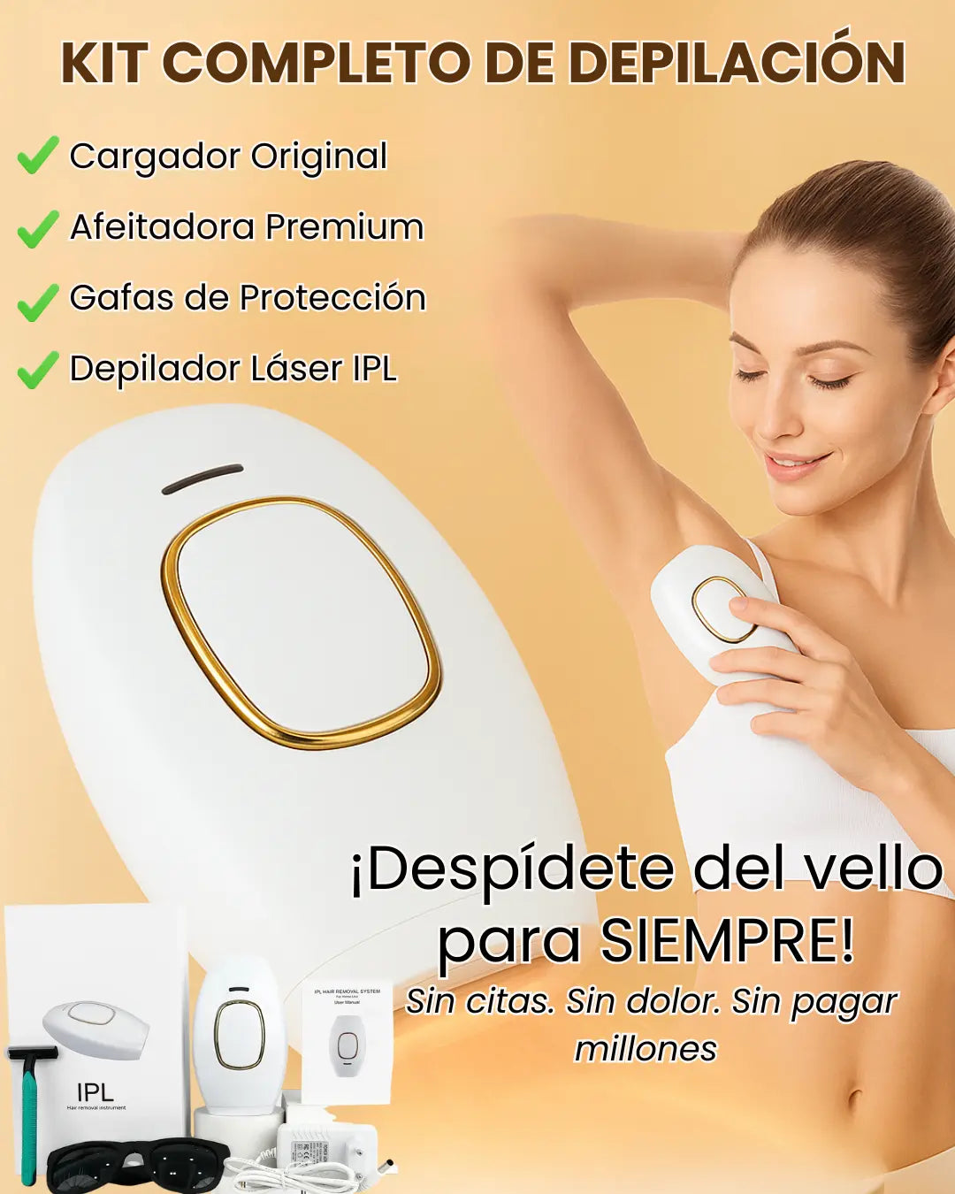 KIT DE DEPILACIÓN LASER