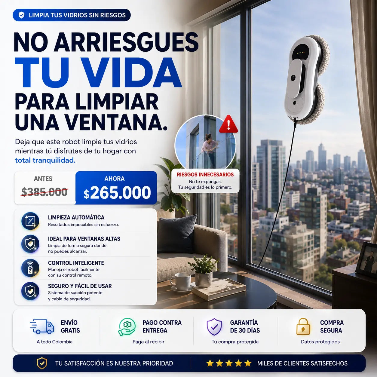 ROBOT LIMPIADOR DE VIDRIOS - GLASS CLEANER