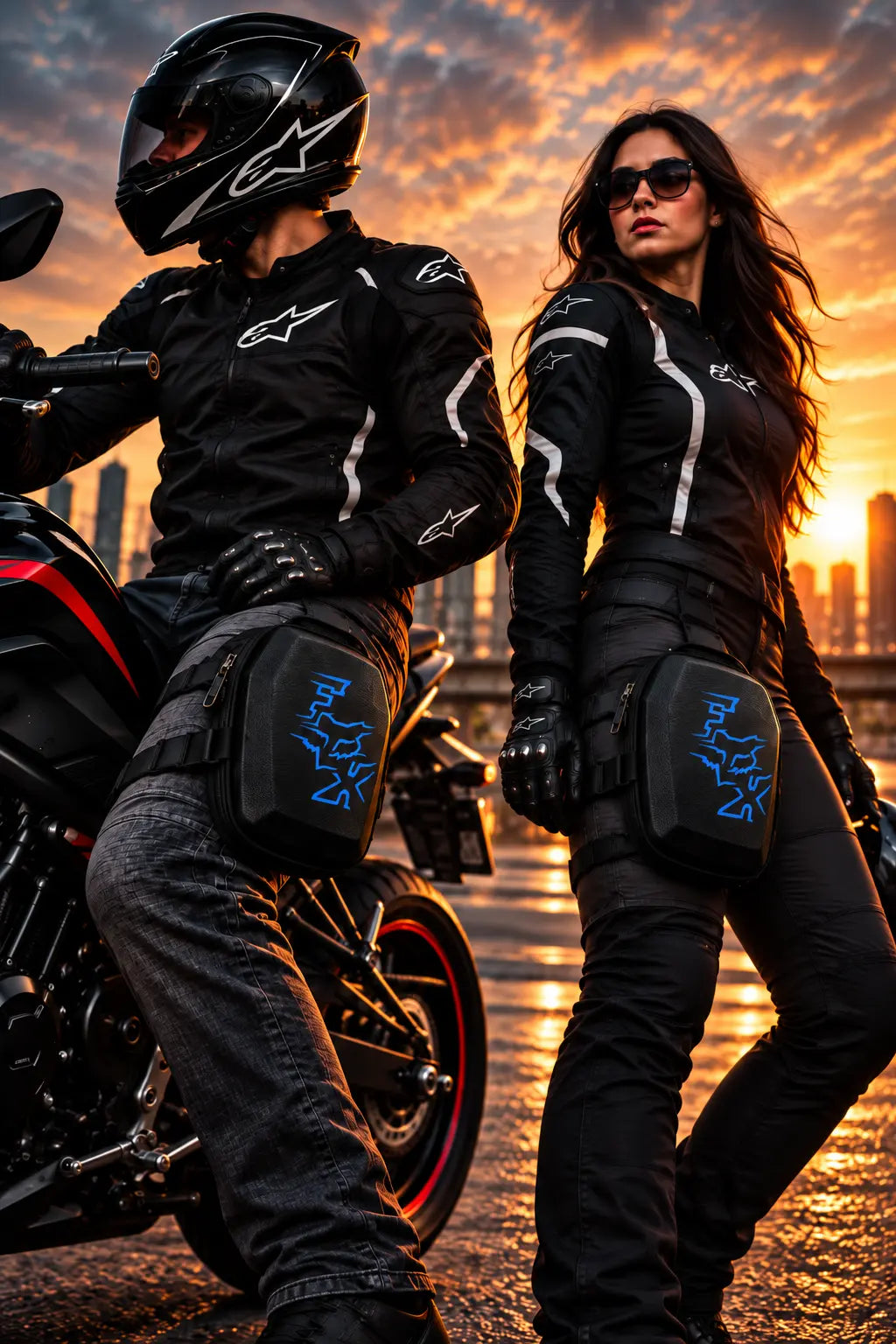 PIERNERA PARA MOTOCICLISTAS