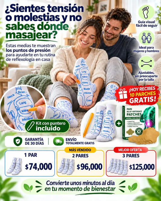 MEDIAS ACUPUNTURA PARA MASAJE